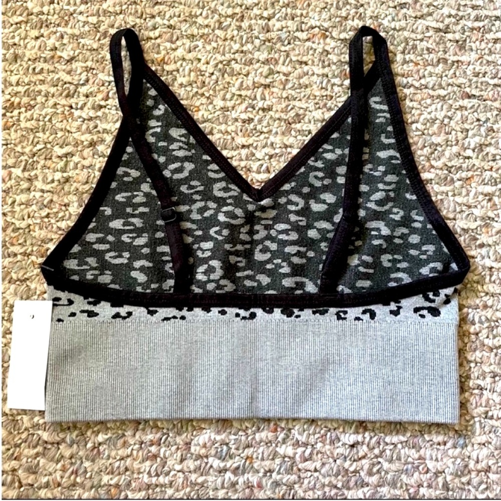 Loft Leopard Print Seamless Bralette - image 2